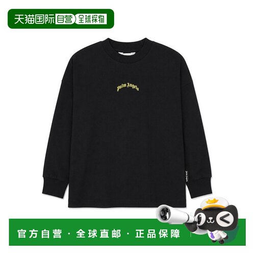 1h可退 PALM ANGELS 男童T恤 F6PAJBTH141110 AW2026 黑色