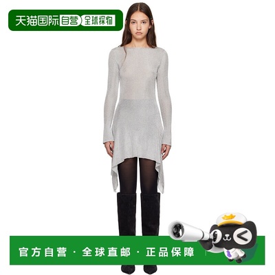 1h可退 潮奢 Danielle Guizio 女士 银色 Rose 连衣裙 H24411S051