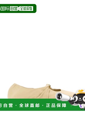 LOEWE 女士芭蕾乐福鞋 L815466X46DOUGH 黄色 单鞋一脚蹬AW2025