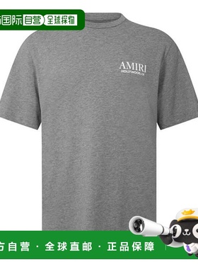 1h可退 潮奢 AMIRI 男士 Bones 堆叠T恤 grey灰色 舒适时尚