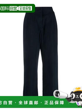 A.P.C. 女士休闲裤 COGBJF08430IAK AW2023 黑色 褶皱休闲裤