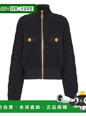 BALMAIN 女士夹克 FF0TE200KJ160PA AW2025 黑色 Balmain Coats B