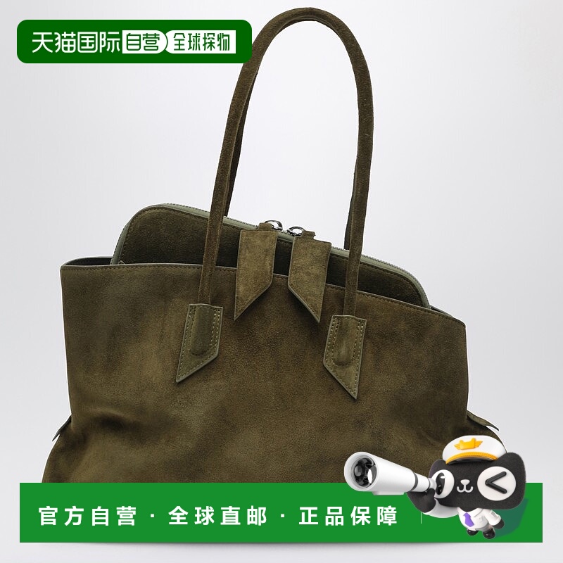 1h可退 潮奢 The Attico 女士 La Passeggiata 中号卡其色包包 25