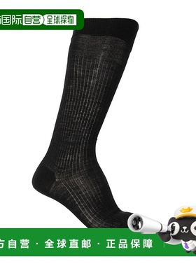 DSQUARED2 男士袜子 DFV0215100001 CO 黑色 Wool logo socks