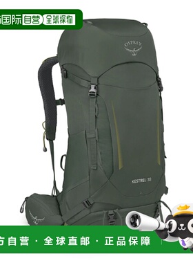 OSPREY 户外背包 1000476882 AW2025 军绿色 Kestrel 38 backpack
