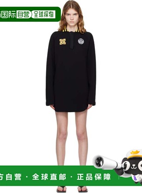 1h可退 潮奢 off-white 女士 黑色 Sporty Polo Sweat 连衣裙 OWD