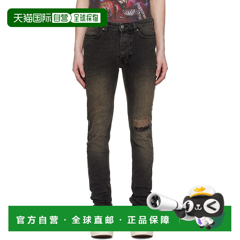 1h可退 潮奢 Ksubi 男士 黑色 Van Winkle 牛仔裤 MSP25DJ032