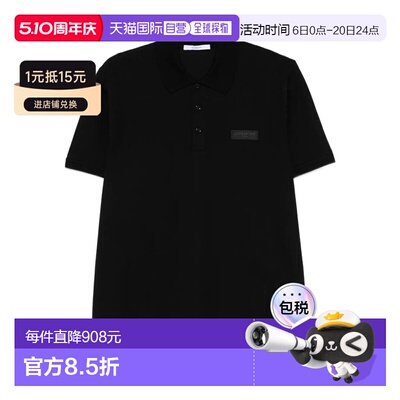 GIVENCHY 男士POLO衫 BML00G3YSG001 SS2026 黑色