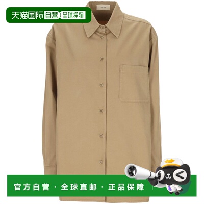 1h可退 潮奢 The Row 女士 艾菊衬衫 9055W3670 beige米色 舒适时