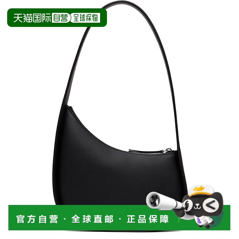 1h可退 潮奢 The Row 女士 黑色 Half Moon 单肩包 W1249L52