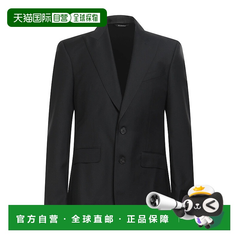 1h可退 潮奢 Givenchy 纪梵希 男士 西装外套 black黑色 舒适时尚