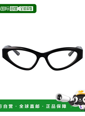 BALENCIAGA 女士眼镜 BB0391O001 SS2025 黑色 全框平光镜