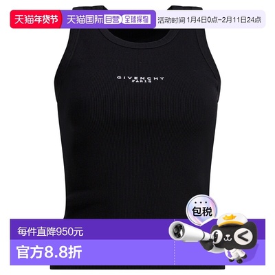 GIVENCHY 女士背心吊带 BW70FFP7BR001 SS2026 黑色 Tops