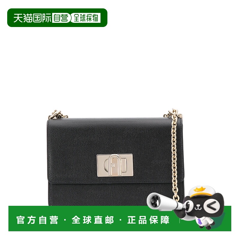 1h可退 FURLA 女士单肩包 BAFKACOARE000O6000 AW2025 黑色