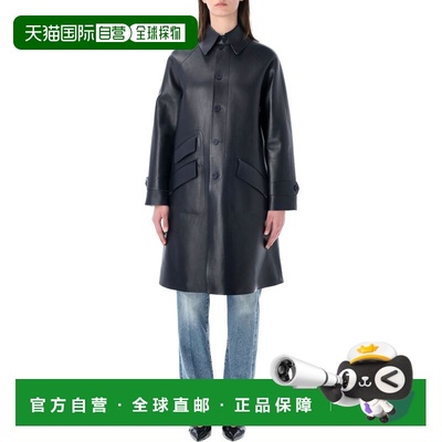 1h可退 潮奢 ralph lauren 拉尔夫劳伦 女士 皮革风衣 290P10040