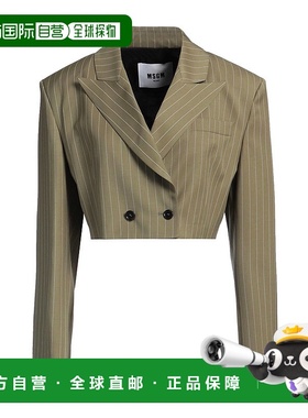 1h可退 潮奢 Msgm 女士 西装外套 green绿色 舒适时尚