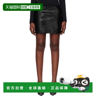 女士 Courreges 黑色 Oblique 424CJU204VY0014 1h可退 短裙 潮奢