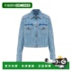 Denim BALMAIN jacket SS2026 蓝色 女士西服 GF1TC215DG116FC