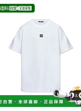 BALMAIN 男士T恤 EH1EG010BC87GAB SS2025 白色 短袖T恤