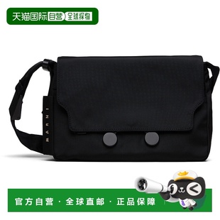 玛尼 男士 黑色 1h可退 斜挎包 Marni Cityscape SBMQ0117A0 潮奢