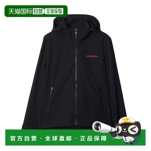 BURBERRY 男士户外风衣 81040961 SS2025 黑色 连帽夹克