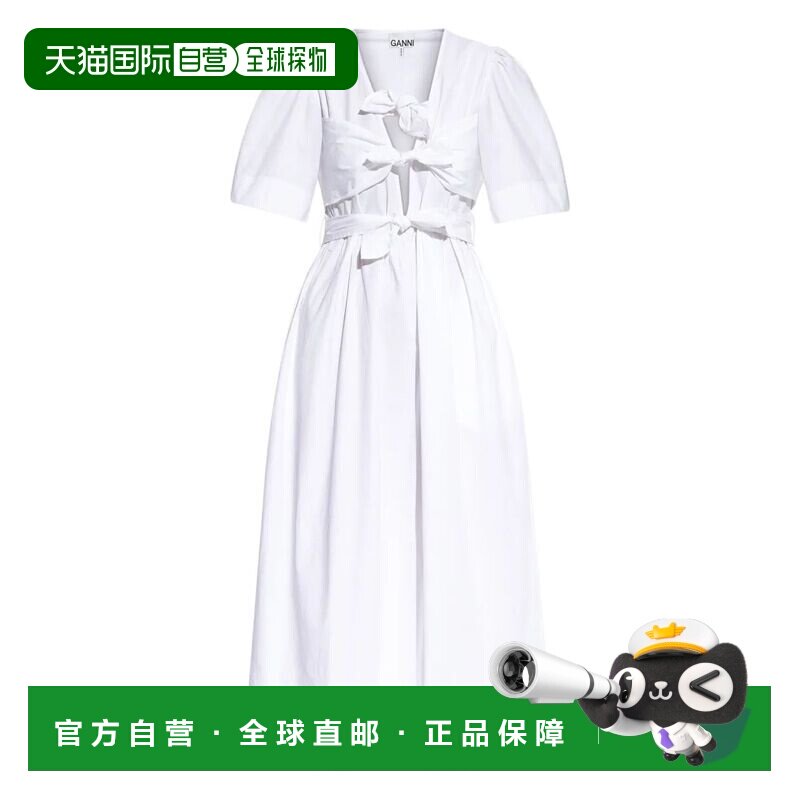 GANNI甘尼女士中长连衣裙