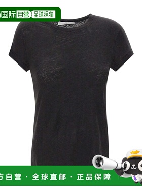 IRO 女士衬衫 WF19THIRDBLACK SS2023 黑色 圆领T恤