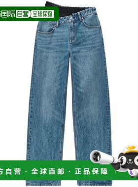 ALEXANDER WANG 女士牛仔裤 CO 蓝色直筒裤 4DC1254612473