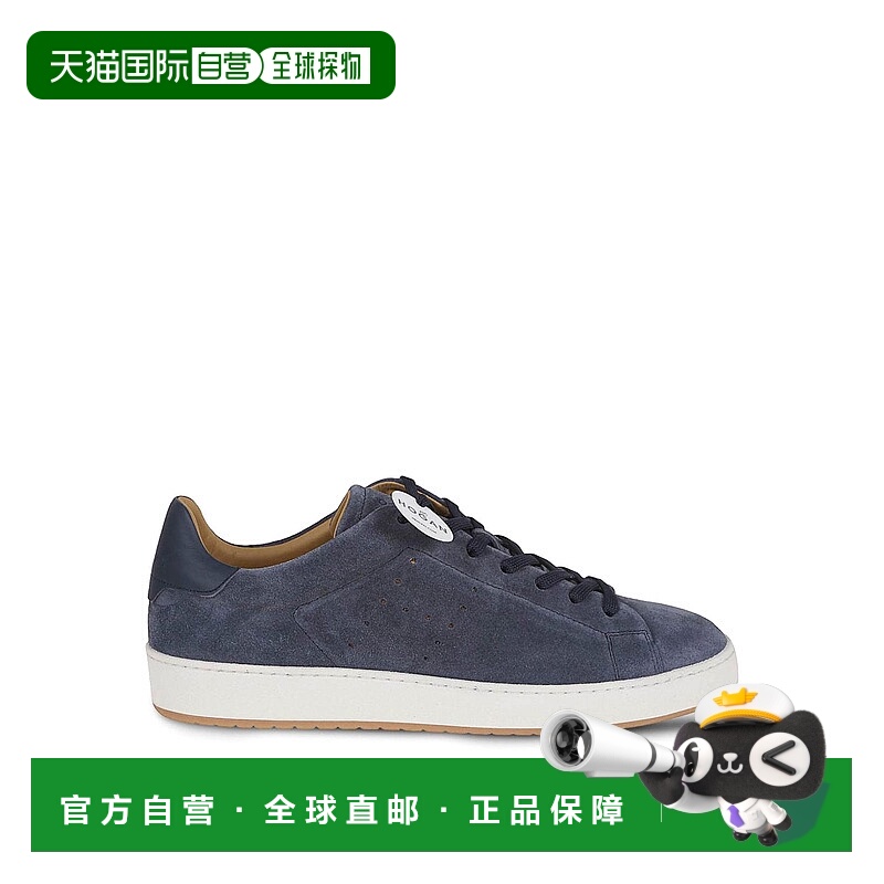 1h可退 HOGAN 男士运动鞋 HXM6720FL62QI9U828 AW2025 蓝色