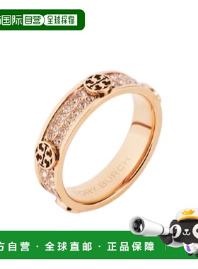 TORY BURCH 女士戒指 153689650 AW2025 金色 Icon Pave戒指