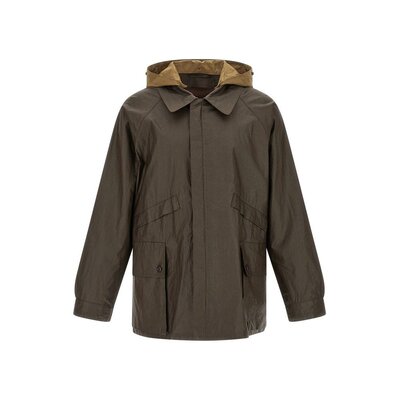 1h可退 香港直邮潮奢 Lemaire 男士 可拆卸帽雨衣 OW1218LF1554