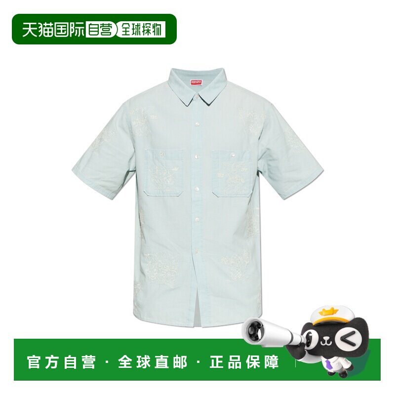 KENZO 男士衬衫 FG55DC1047F0DY SS2026 白色 CAMICIE短袖男装图片