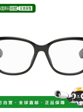 1h可退 潮奢 Gucci 古驰 女士 黑色 Large Square Acetate 眼镜 G