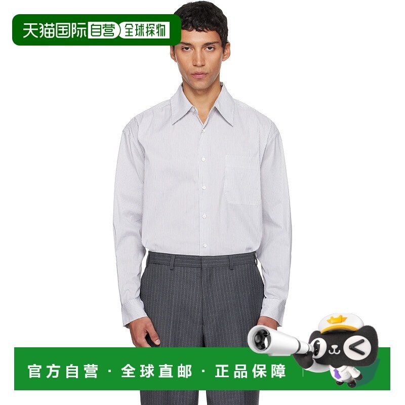 1h可退 潮奢 Tom Ford 汤姆 福特 男士 白色 Multi-Pin Striped O