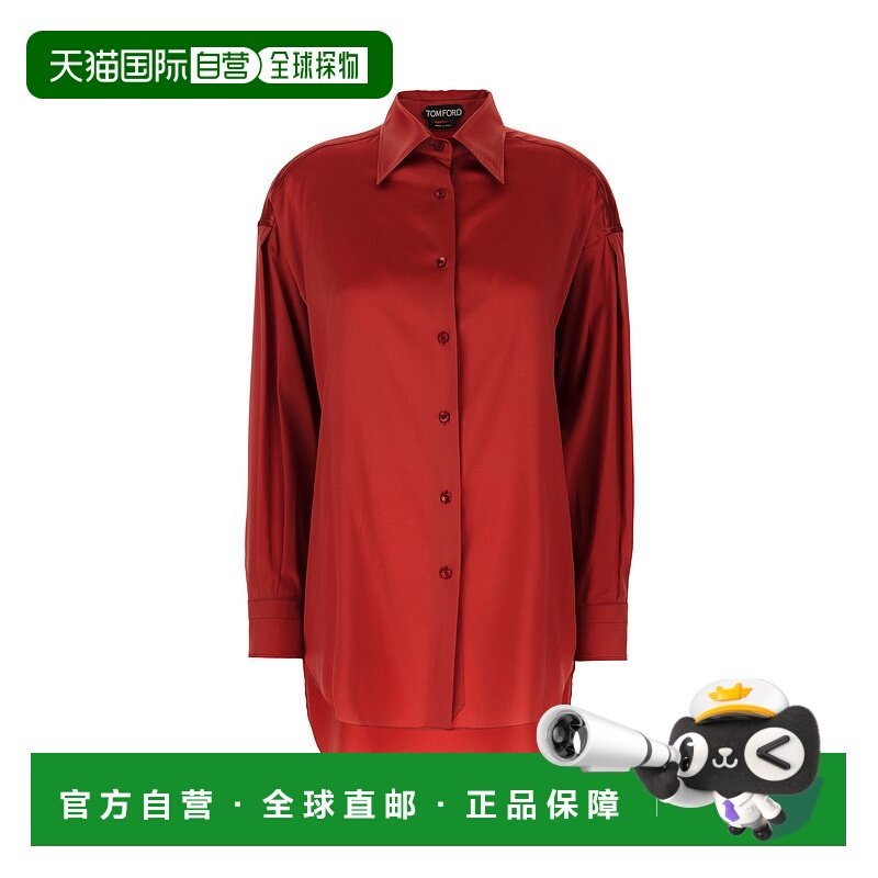 1h可退 TOM FORD 女士衬衫 CA3211FAX881ER402 AW2025 红色