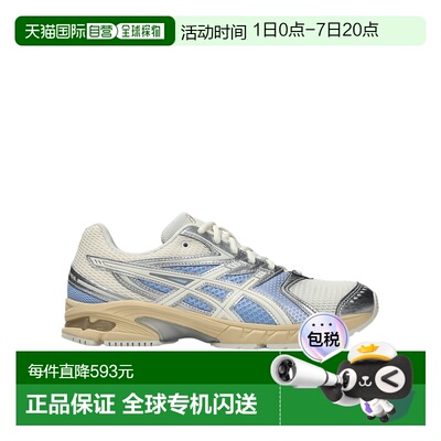 ASICS 男士运动鞋 1203A607750 SS2026 灰色 GEL-DS TRAINER 14运