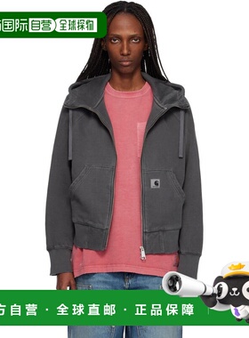 1h可退 潮奢 CARHARTT WIP 女士 黑色 Torion 连帽衫 I03604789B7