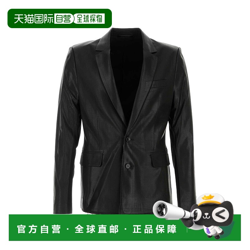 1h可退 DIESEL 男士夹克 A163870NKBV9XX AW2024 黑色 Diesel Jac