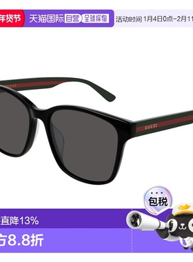 GUCCI 女士太阳镜 GG0417SK001NEW AW2025 黑色 GUCCI Sun glasse