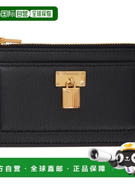 1h可退 潮奢 Tom Ford 汤姆 福特 女士 黑色 Grain Leather Padlo
