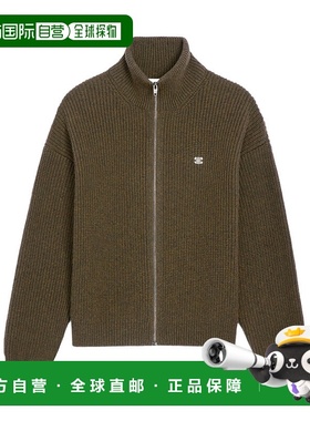 CELINE 男士针织衫 RY09T0ZPVGCN6 AW2025 绿色 长袖羊毛毛衣
