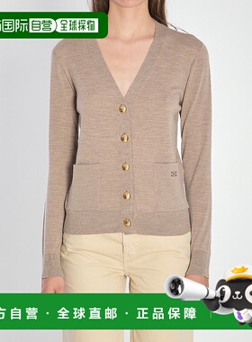 CELINE 女士针织毛衣 RV0LUD06818LT AW2025 棕色 Triomphe cardi