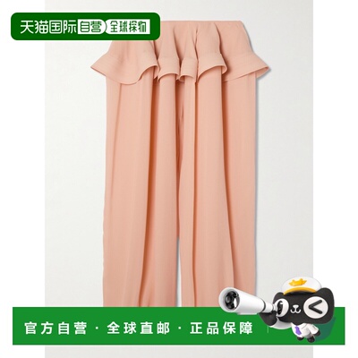 1小时内可退 潮奢 Alaia 女士 长裤 AA9P1158T666A pink休闲显瘦