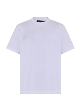 香港直邮CANADA GOOSE 男士T恤 1339M19227 SS2026 白色上衣男装