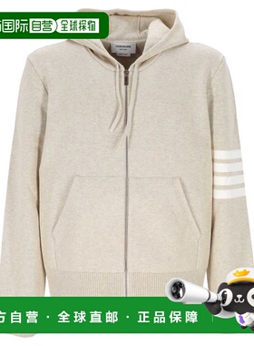 1h可退 潮奢 Thom Browne 汤姆 布朗 男士 浅褐色毛线衫 MKT023AY