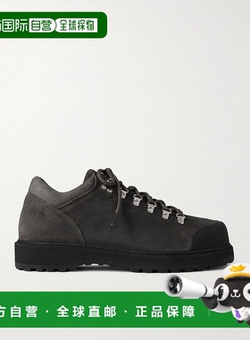 1h可退 潮奢 Diemme 男士 Oasis Cornaro 沙漠橡胶边打蜡绒面靴子