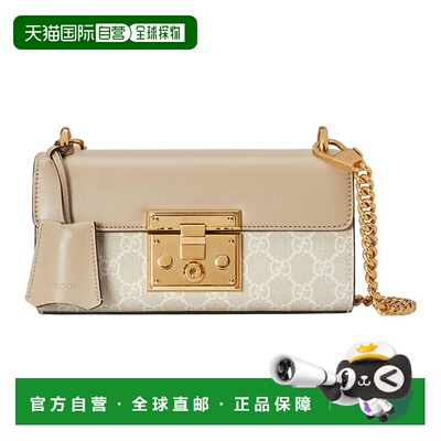 GUCCI 女士斜挎包 735103FABLH9897 AW2023 花色 Padlock迷你单肩