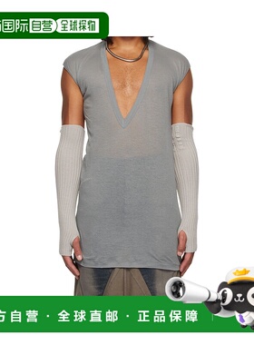 RICK OWENS 男士T恤 RU02E1157UC06 AW2025 灰色 Concordians Dyl