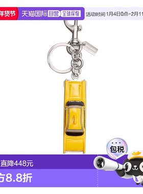 1h可退 Coach蔻驰 女士钥匙扣 CY396LHL38 SS2025 黄色新款钥匙圈