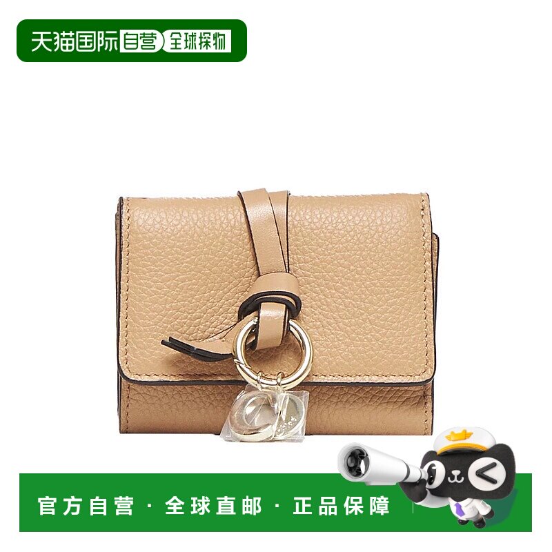 CHLOÉ 女士钱包 CHC21WP946F5726X SS2025 棕色 MINI TRIFOLD, LI